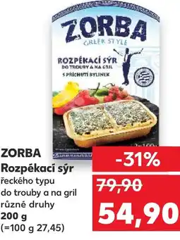 Kaufland ZORBA Rozpékací sýr nabídka