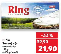 Kaufland RING Tavený sýr nabídka