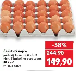 Kaufland Čerstvá vejce nabídka
