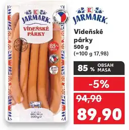 Kaufland Vídeňské párky nabídka
