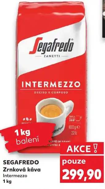 Kaufland SEGAFREDO Zrnková káva nabídka