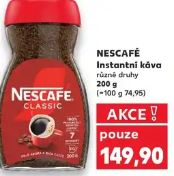 Kaufland NESCAFÉ Instantní káva nabídka