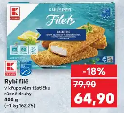 Kaufland Rybí filé nabídka