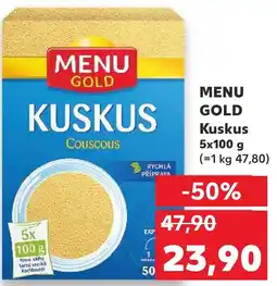Kaufland MENU GOLD Kuskus nabídka