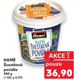 Kaufland HAMÉ Švestková povidla nabídka