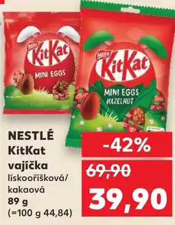Kaufland NESTLÉ KitKat vajíčka nabídka