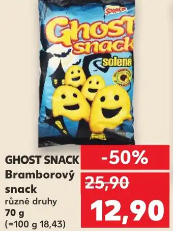 Kaufland GHOST SNACK Bramborový snack nabídka