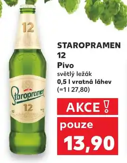 Kaufland STAROPRAMEN 12 Pivo nabídka