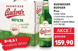 Kaufland BUDWEISER BUDVAR Pivo nabídka