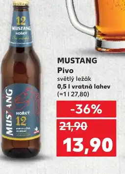 Kaufland MUSTANG Pivo nabídka