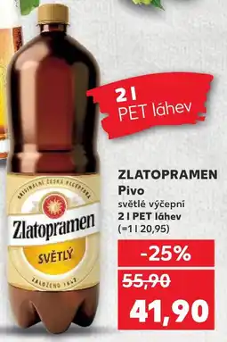 Kaufland ZLATOPRAMEN Pivo nabídka