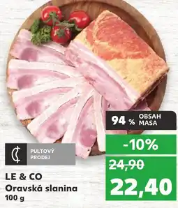 Kaufland LE & CO Oravská slanina nabídka