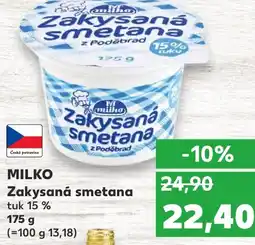 Kaufland MILKO Zakysana Smetana nabídka