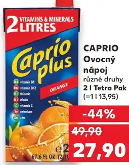 Kaufland CAPRIO Ovocný nápoj nabídka