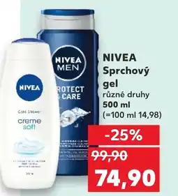 Kaufland NIVEA Sprchový gel nabídka
