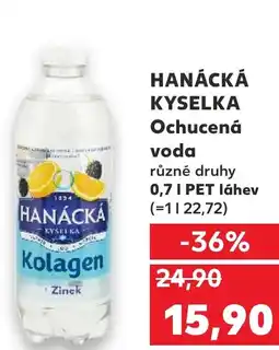 Kaufland HANÁCKÁ KYSELKA Ochucená voda nabídka