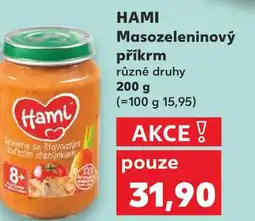 Kaufland HAMI Masozeleninový příkrm nabídka
