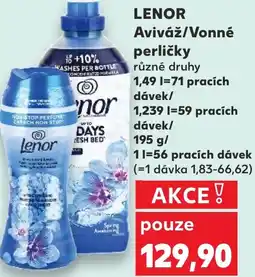 Kaufland LENOR Aviváž/Vonné perličky nabídka