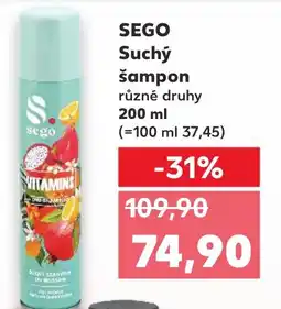 Kaufland SEGO Suchý šampon nabídka
