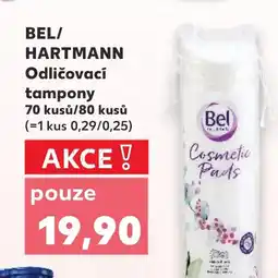 Kaufland BEL/ HARTMANN Odličovací tampony nabídka