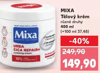 Kaufland MIXA Tělový krém nabídka