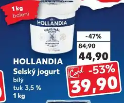 Kaufland HOLLANDIA Selský jogurt nabídka