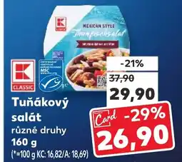 Kaufland Tuňákový salát nabídka