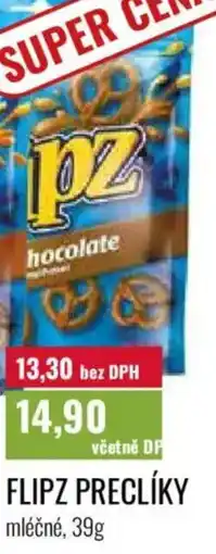 Ratio Flipz preclíky mléčné nabídka