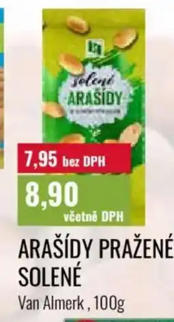 Ratio Arašídy pražené solené nabídka