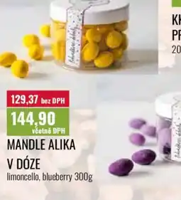 Ratio Mandle alika v dóze nabídka