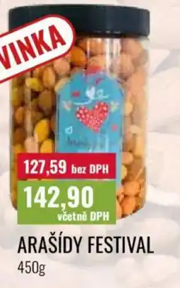 Ratio Arašídy festival nabídka