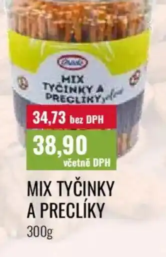 Ratio Mix tyčinky a preclíky nabídka