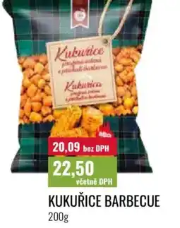 Ratio Kukuřice barbecue nabídka