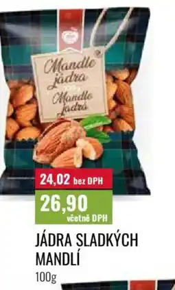 Ratio Jádra sladkých mandlí nabídka