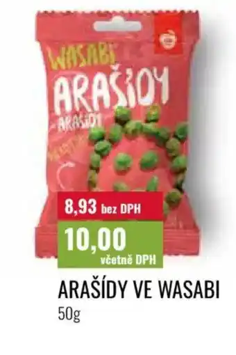Ratio Arašídy ve wasabi nabídka