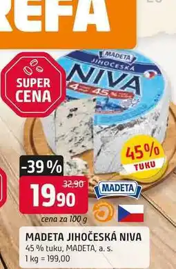 Trefa MADETA JIHOČESKÁ NIVA 45% tuku nabídka
