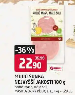 Trefa ŠUNKA NEJVYŠŠÍ JAKOSTI nabídka