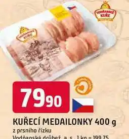 Trefa KUŘECÍ MEDAILONKY 400 g z prsního řízku nabídka