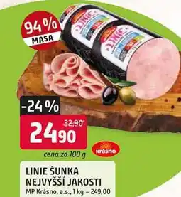 Trefa LINIE ŠUNKA nabídka