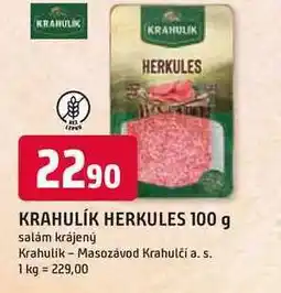 Trefa KRAHULÍK HERKULES 100 g salám krájený nabídka