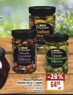 Billa BILLA Premium Italské olivy - výběr od 290/ od nabídka