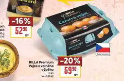 Billa BILLA Premium Vejce z volného výběhu 6 ks nabídka