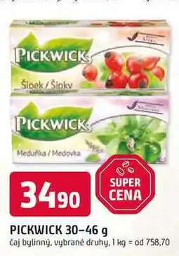 Trefa PICKWICK 30-46 g čaj bylinný, vybrané druhy nabídka
