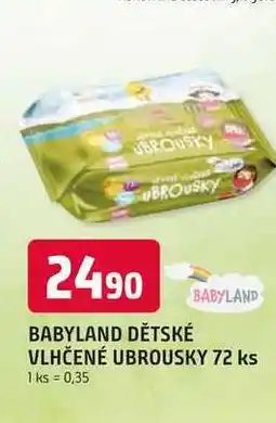 Trefa BABYLAND VLHČENÉ UBROUSKY 72 ks nabídka