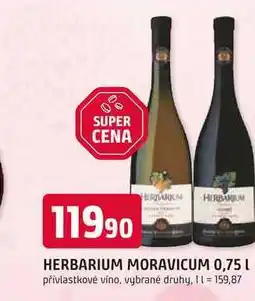 Trefa SHERBARIUM MORAVICUM nabídka