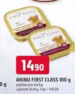 Trefa AKINU FIRST CLASS 100 g paštika pro kočky nabídka