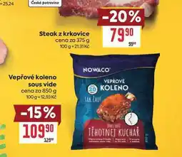 Billa Vepřové koleno Sous vide cena za nabídka