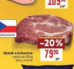 Billa Steak z krkovice cena za nabídka