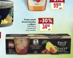 Billa Franz Josef Ovoce kousky v nálevu 240/140 g nabídka