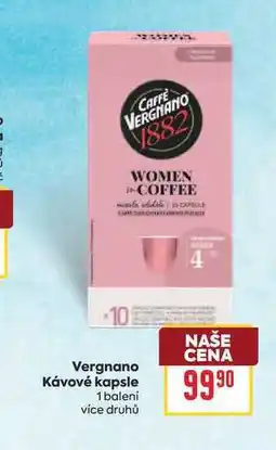 Billa Vergnano Kávové kapsle 1 balení nabídka